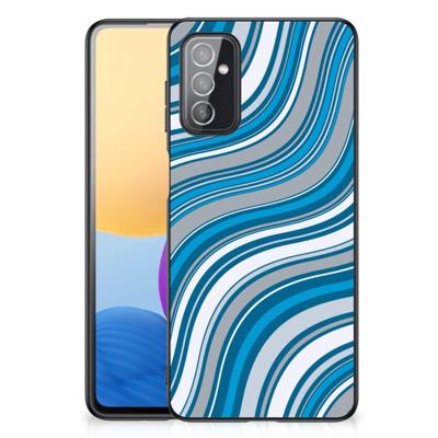 Samsung Galaxy M52 Back Case Waves Blue