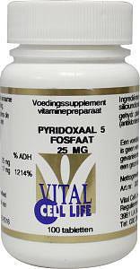 Vital Cell Life Vitamine B6 P-5-P 16mg 100 Tabletten