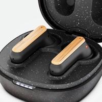 House of Marley Redemption ANC Oortelefoons – Active Noise Cancelling, Volledig Draadloos Bluetooth Oortjes, Zweetbestendige Oordopjes, 28 Uur Speeltijd, USB-C Snel Lader, Ecologisch Bamboe - Zwart - thumbnail