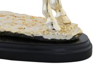 Decoratieve figuren DKD Home Decor Paard Zwart Gouden Hars (30 x 11,5 x 26 cm) - thumbnail