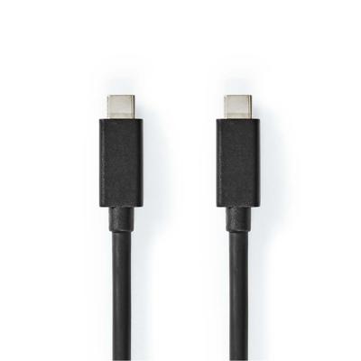 Nedis CCGL64020BK20 Usb-kabel Usb 3.2 Gen 2x2 Usb-c™ Male Usb-c™ Male 100 W 4k@60hz 20 Gbps Vernikkeld 2.00 M Rond Pvc Zwart Label Nedis CCGL64020BK20 Usb-kabel Usb 3.2 Gen 2x2 Usb-c™ Male Usb-c™ Male 100 W 4k@60hz 20 Gbps Vernikkeld 2.00 M Rond Pvc Zwart Label