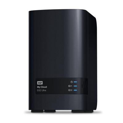 Western Digital My Cloud EX2 Ultra NAS Ethernet LAN Zwart Armada 385 Western Digital My Cloud EX2 Ultra NAS Ethernet LAN Zwart Armada 385