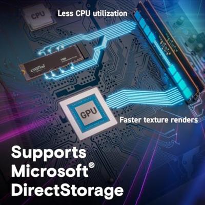 Crucial t500 1 tb ssd (zwart, pcie 4.0 x4, nvme, m.2 2280)