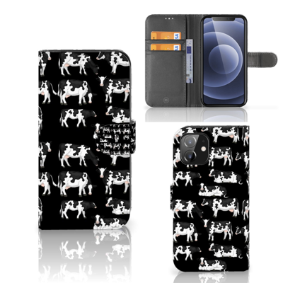 iPhone 12 | 12 Pro (6.1") | Telefoonhoesje | Met pasjeshouder | Koetjes iPhone 12 | 12 Pro (6.1") | Telefoonhoesje | Met pasjeshouder | Koetjes