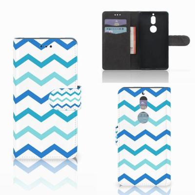 Nokia 7 | Telefoon Hoesje | Zigzag Blauw