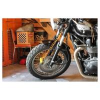 Kryptonite reminder-kabel voor schijfremslot oranje - thumbnail