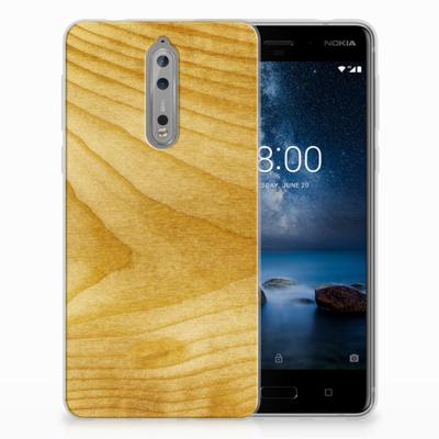 Nokia 8 Bumper Hoesje Licht Hout Nokia 8 Bumper Hoesje Licht Hout