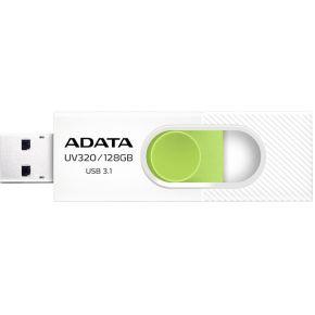 ADATA UV320 USB flash drive 128 GB USB Type-A 3.2 Gen 1 (3.1 Gen 1) Groen, Wit