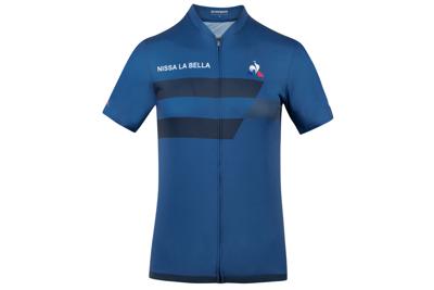 Le Coq Sportif TDF Nissa La Bella Blauw Wielertrui Le Coq Sportif TDF Nissa La Bella Blauw Wielertrui