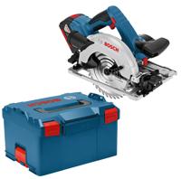 Bosch Professional GKS 18V-57 G Accu-cirkelzaag Zaagdiepte 90° (max.) 57 mm Incl. 2 accus, Incl. lader, Incl. koffer, Incl. parallelaanslag 18 V 4 Ah - thumbnail