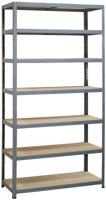 Avasco rek Strong Tower XL, ft 222 x 120 x 45 cm, 7 legborden, grijs - thumbnail