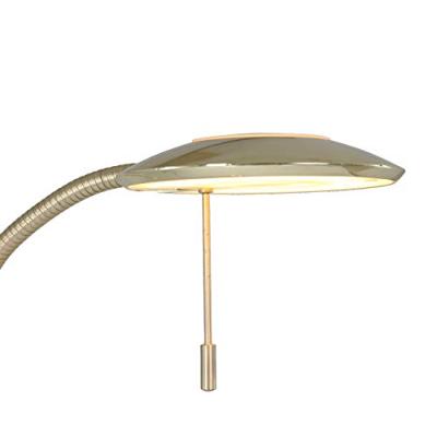 Steinhauer Vloerlamp met leeslampjeZenith 2-lichts messing mat - 7972ME - thumbnail