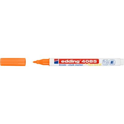 Krijtstift edding 4085 by Securit rond 1-2mm neon oranje