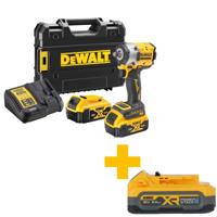 DeWALT DCF921P2T Accu slagmoersleutel 406Nm 1/2" frictiering 18V XR 5.0Ah in TSTAK - thumbnail