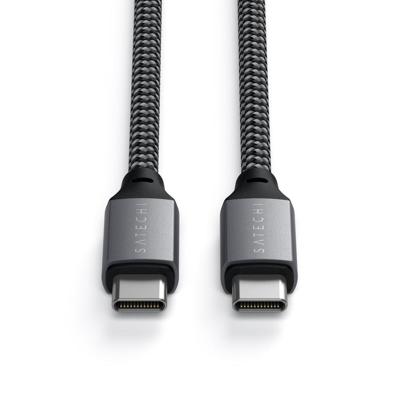 Satechi ST-TCC2MM USB-C-kabel USB 2.0 USB-C 2.00 m Antraciet Satechi ST-TCC2MM USB-C-kabel USB 2.0 USB-C 2.00 m Antraciet