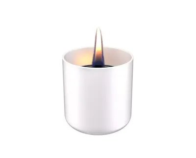 Lilly Glass 8 cm - wit Lilly Glass 8 cm - wit