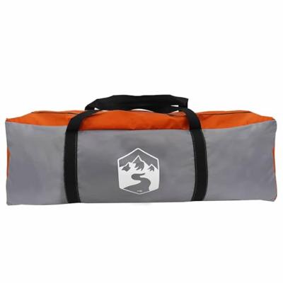 Tent Grijs en oranje Large Polyester Tent Grijs en oranje Large Polyester