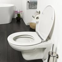 Toiletzitting Tiger Boston Softclose Duroplast Chroom Wit - thumbnail