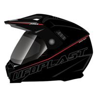 UFO PLAST endurohelm "ariëns" helmet aries l black/red - thumbnail