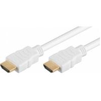 Microconnect HDMI, M-M, 1,5m 1,5m HDMI HDMI Wit HDMI kabel - [HDM19191.5V1.4W] - thumbnail