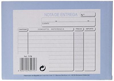 Bezorgingsboekje 15 x 10,5 cm (10 Stuks)