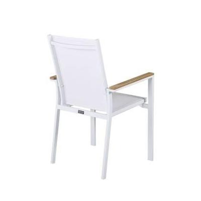 Nohr Tuinstoel 'Dakisha' kleur Wit