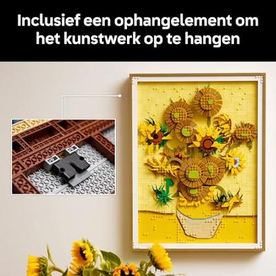 LEGO Art 31215 Vincent van Gogh - Zonnebloemen - Wandkunst, Bouw voor volwassenen - thumbnail