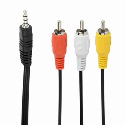 3,5 mm naar RCA audio/video kabel, 2 m