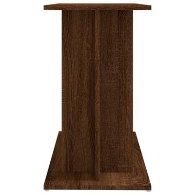 VidaXL Aquariumstandaard 80x35x60 cm bewerkt hout bruin eikenkleur