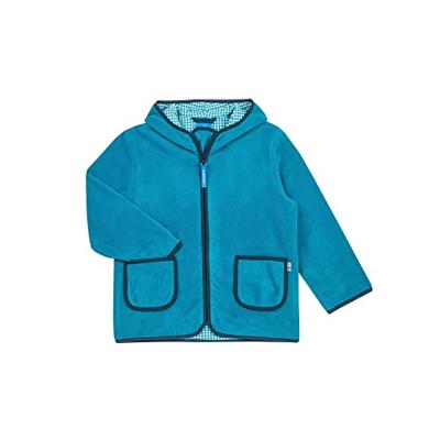 Fleece kinderjas TONTTU FINKID, zip-in binnenjas oceaanblauw
