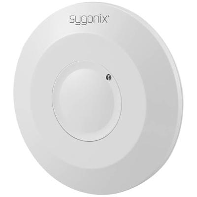 Sygonix SY-6118228 HF-bewegingsmelder Plafond, Opbouw (op muur) 360 ° Relais Wit