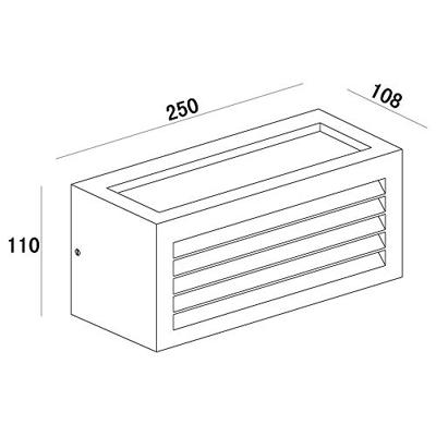 Deko Light Wall Line III 731060 Wandlamp E27 Antraciet