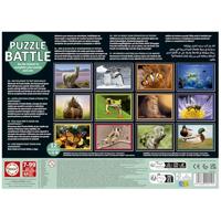 Puzzel - EDUCA - Battle Jr Natura - 12 puzzels - 42 stukjes - Thema Natuur - Voor kinderen vanaf 7 jaar - thumbnail