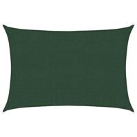Zonnezeil 160 g/m 2,5x3,5 m HDPE donkergroen - thumbnail