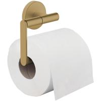Wiesbaden Alonzo Toiletrolhouder zonder Klep - Geborsteld Messing - thumbnail