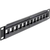 DeLOCK Keystone Patchpanel 10" 12 Port patchpaneel - thumbnail