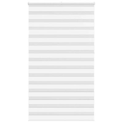 VidaXL Zebra rolgordijn 120x230 cm stofbreedte 115,9cm polyester wit VidaXL Zebra rolgordijn 120x230 cm stofbreedte 115,9cm polyester wit