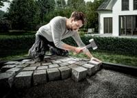 Halder Kunststofhamer | lengte 335 mm hoofd-d. 35 mm | hickory terugslagvrij | hard nylon wit | 1 stuk - 3366.035 3366.035 - thumbnail