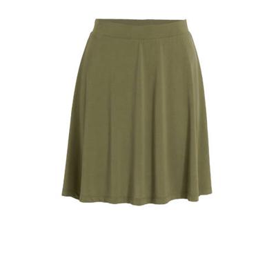 PIECES A-lijn rok PCKAMALA met plooien groen PIECES A-lijn rok PCKAMALA met plooien groen