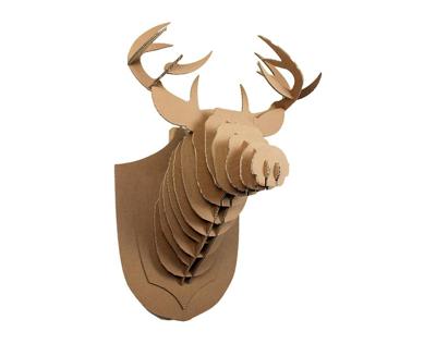 Kartent Kartonnen rendierhoofd