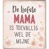 Clayre & Eef Tekstbord mama 13x1x15cm - thumbnail