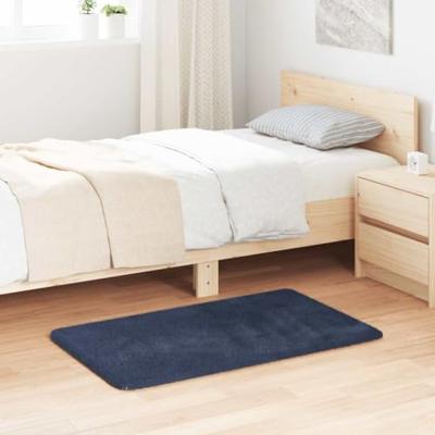 Hoogpolig vloerkleed NAVARRA 60x100 cm polyester marineblauw Hoogpolig vloerkleed NAVARRA 60x100 cm polyester marineblauw