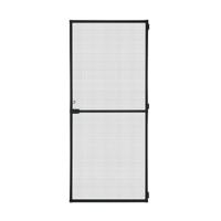 Muskietennet Schellenberg Deuren Met lijst Glasvezel Zwart Aluminium (100 x 210 cm) - thumbnail