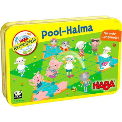 Haba reisspel Zwembad halma junior metaal (de)