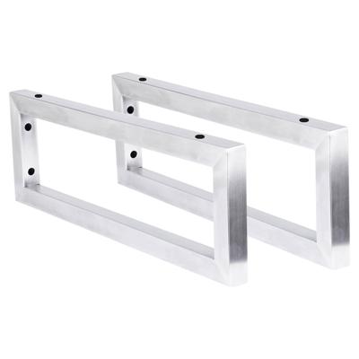 Differnz ophangbeugel voor wastafel 44 x 15 cm RVS chroom