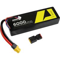 Amewi LiPo accupack 7.4 V 6000 mAh Aantal cellen: 2 Hardcase XT60 - thumbnail