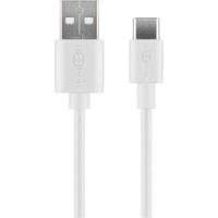Goobay USB-C laadkabel 2m wit - 9550315 - thumbnail
