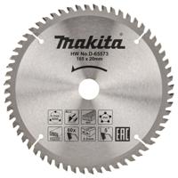 Makita Afkortzaagblad Universeel | Standaard | Ø 165mm Asgat 20mm 60T - D-65573 - thumbnail