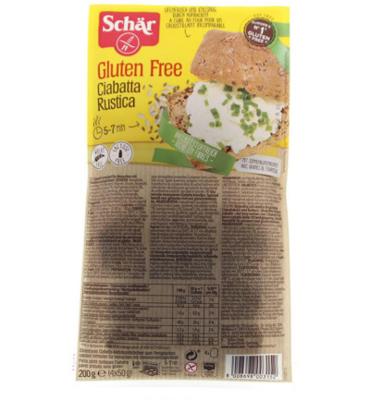 Schar Ciabatta Broodjes Rustica Glutenvrij Schar Ciabatta Broodjes Rustica Glutenvrij