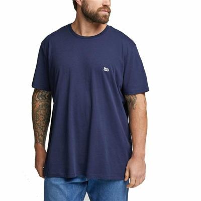 Sport T-shirt Korte Mouwen Lee Ss Patch Logo Blauw - Maat: M